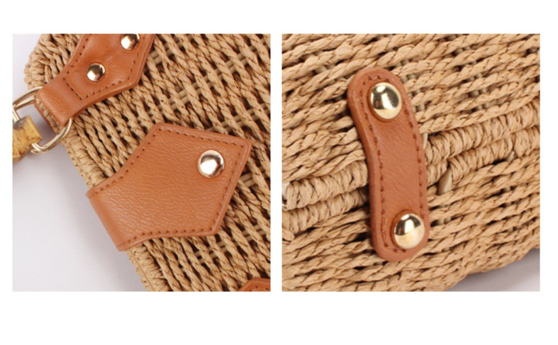 Borse da donna in stile retrò letterario e pastorale, borsa di paglia di alta qualità, nuovo stile, monospalla, da portare a mano, doppio scopo, manico in bambù, borsa da spiaggia popolare_voghion.com