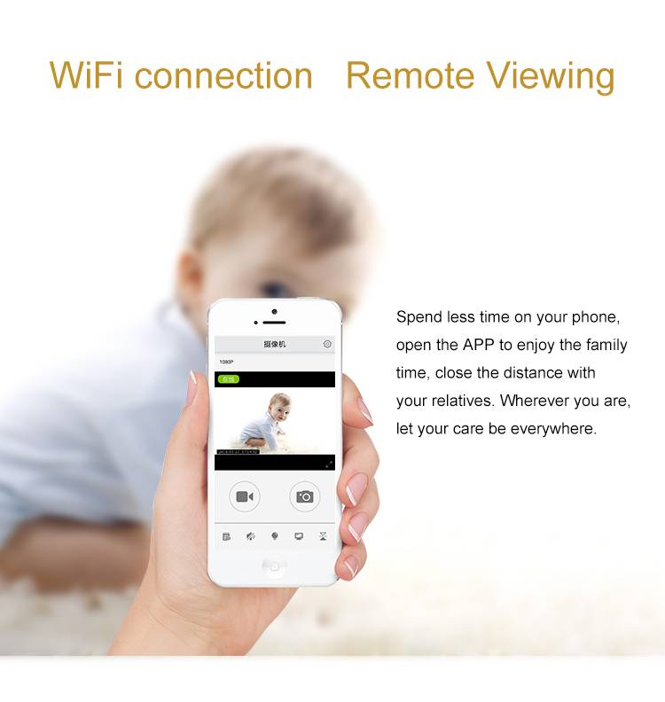 Power Outage Continuity Wireless WIFI Home Security HD Night Vision Miniature Mobile Surveillance Camera_voghion.com