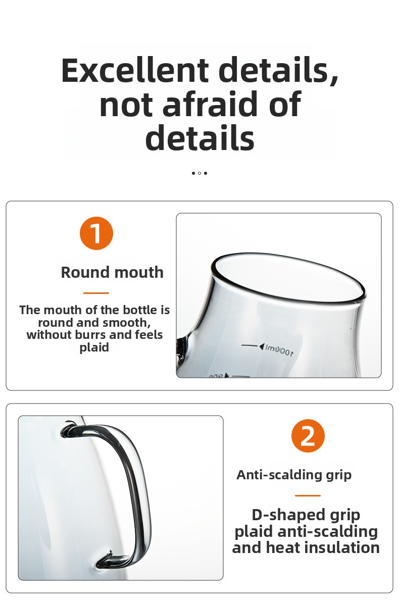 Distributeur d'huile en verre borosilicate de qualité supérieure - Bouteille de cuisine grande capacité pour huile, vinaigre et sauce soja (bec verseur anti-goutte, design facile à verser 750 ml)_voghion.com