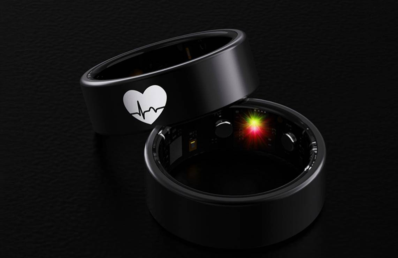 R30 Smart Ring ECG Elettrocardiogramma, Temperatura corporea, Frequenza cardiaca, Ossigeno nel sangue, Sonno, Assistenza remota, Monitoraggio della salute Smart Ring_voghion.com
