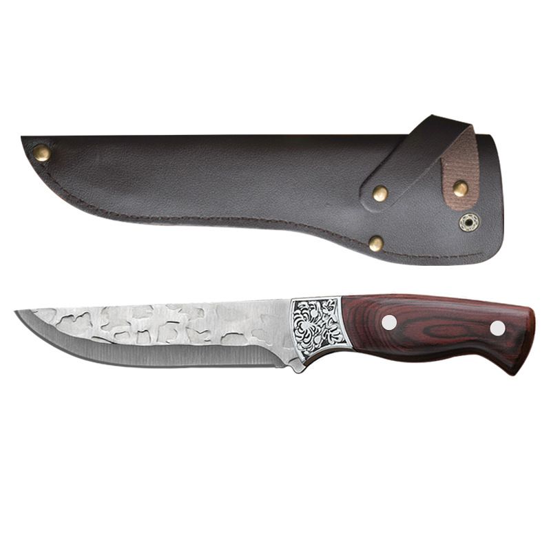 Professional Forged Boning Knife - Handcrafted Hammered Blade For Butchering, Meat Cutting & Trimming - Stainless Steel_voghion.com