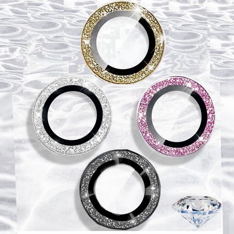 2-3 τεμάχια προστατευτικό φακού κάμερας για iPhone 16E 16 Pro Max 13 Mini 14 15 Pro Max 16 Plus Diamond Metal Protector Glass_voghion.com