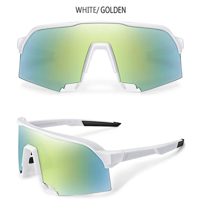 Nei Ukomm Mark Vëlosbrille UV400 Schutz 5 Faarwen Grouss Frame Laf Fëscherei Sportbrille fir Männer a Fraen_voghion.com
