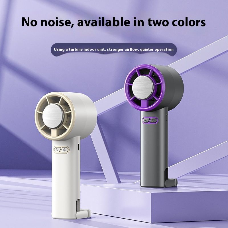 Nieuwe halfgeleiderkoelventilator, kleine, draagbare, opvouwbare, hangende nekventilator, kleine ventilator voor studentenhuisvesting_voghion.com
