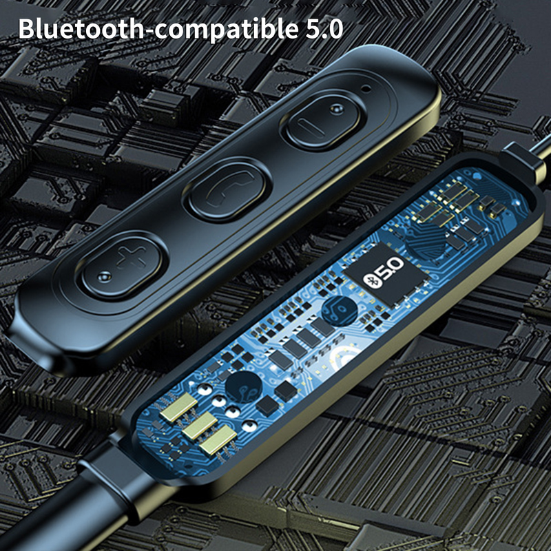 High Noise Neckband Bluetooth-compatible5.0 Ergonomic Intelligent Earbud Wireless Reduction Fidelity Stereo Sports_voghion.com
