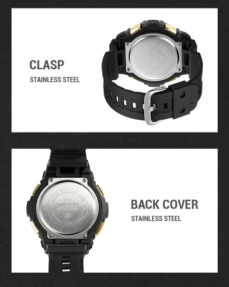 Orologio da polso elettronico alla moda per bambini, studenti, adolescenti, resistente all'acqua, orologi digitali sportivi per uomo_voghion.com