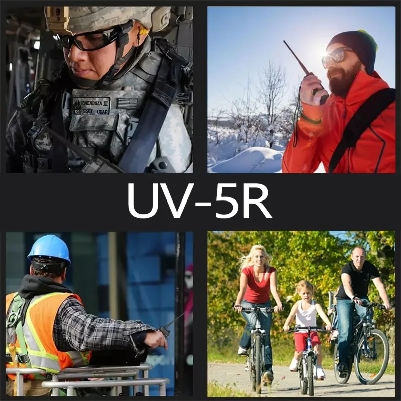 5R 5W 8W Dual Band Baofeng Walkie Talkie UV Ham Two Way VHF UHF FM Handheld Radio Transceiver For Hunting 16KM_voghion.com
