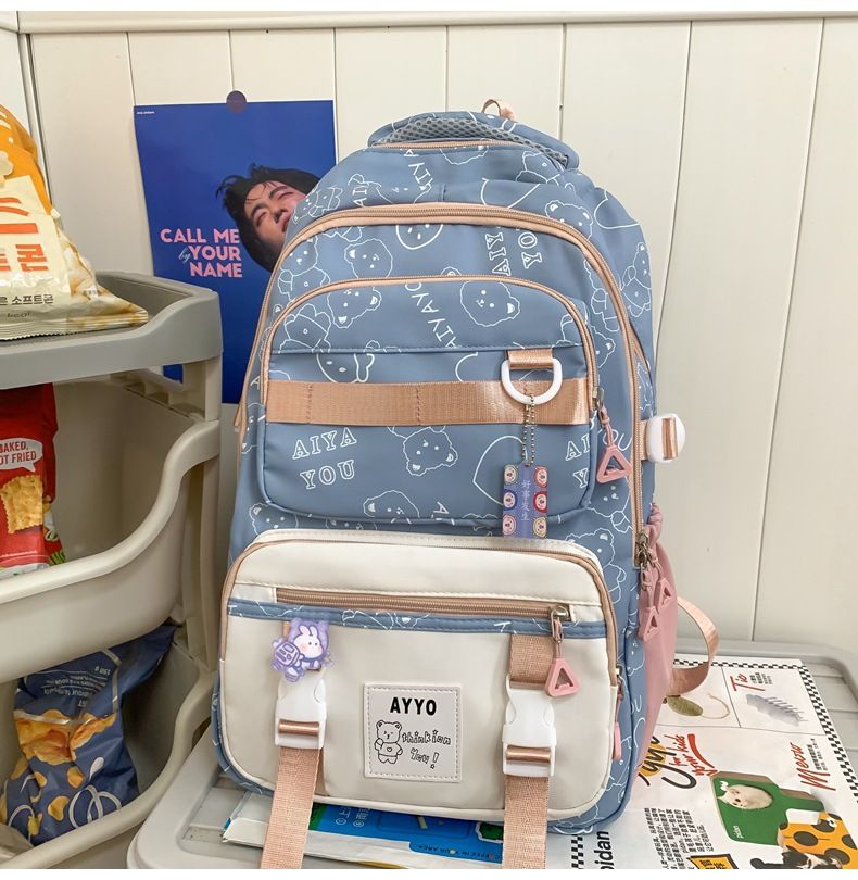 2024 New Space Crowd College Style Backpack, Junior and Senior High School Student Casual Backpack_voghion.com