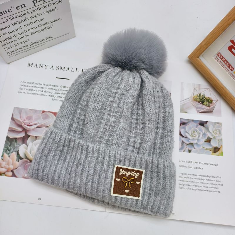Maglione caldo con fodera in pile spesso per donna, stile coreano, versatile, con pompon, nuovo cappello invernale lavorato a maglia_voghion.com