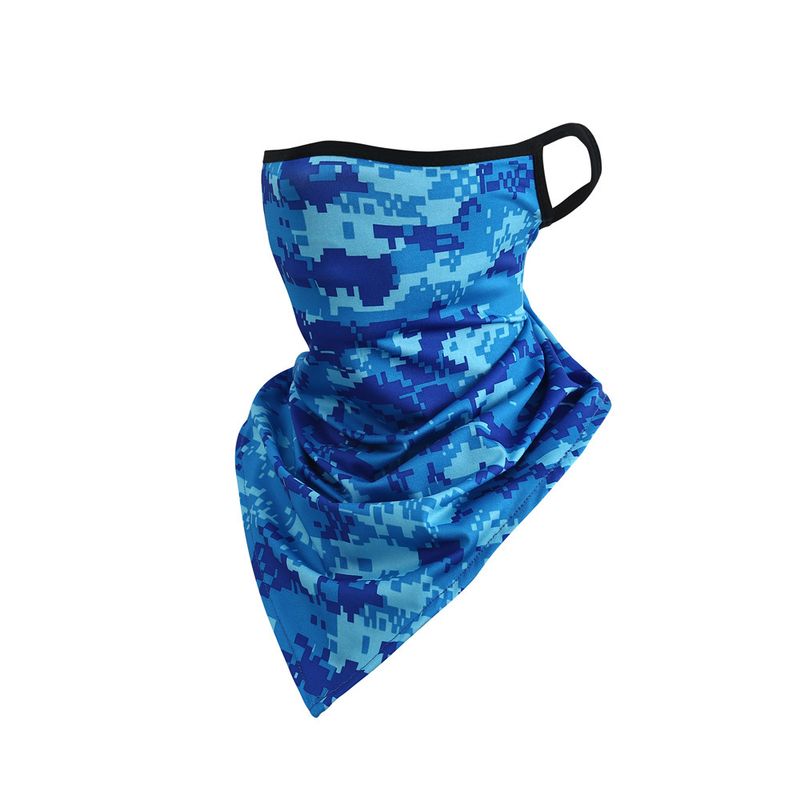 LazyZoom Cycling Mask Sports Ear Hanging Ice Silk Triangle Scarf Unisex Outdoor Multi-functional Sun Protection Face Towel_voghion.com