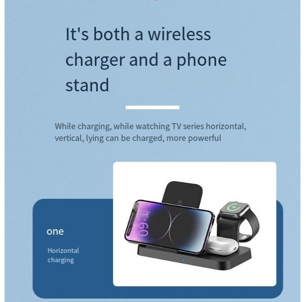 Neu Drei-in-eins-Halterung für kabelloses Ladegerät für Apple-Handyuhr-Headset_voghion.com