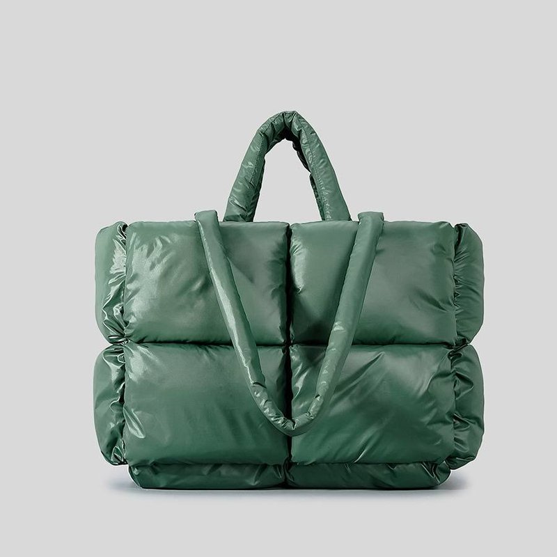 Damentaschen Daunen-Baumwolltasche Damen Soft Space Cotton Handtasche Mode Einfach Gefüllte Schulter Messenger Bag_voghion.com
