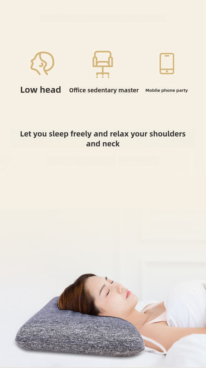 Memory Foam Pude Langsom Rebound Brødpude Nakkepude Memory Pude Ikke-sammenklappelig Søvn_voghion.com