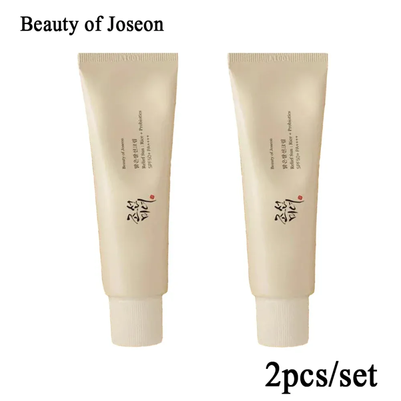 Creams 2Pcs Make Up Beauty Of Joseon Korean Relief Sun Rice Probiotics 50ml SPF50+ Facial Body Sunscreen Whitening Moisturizing_voghion.com
