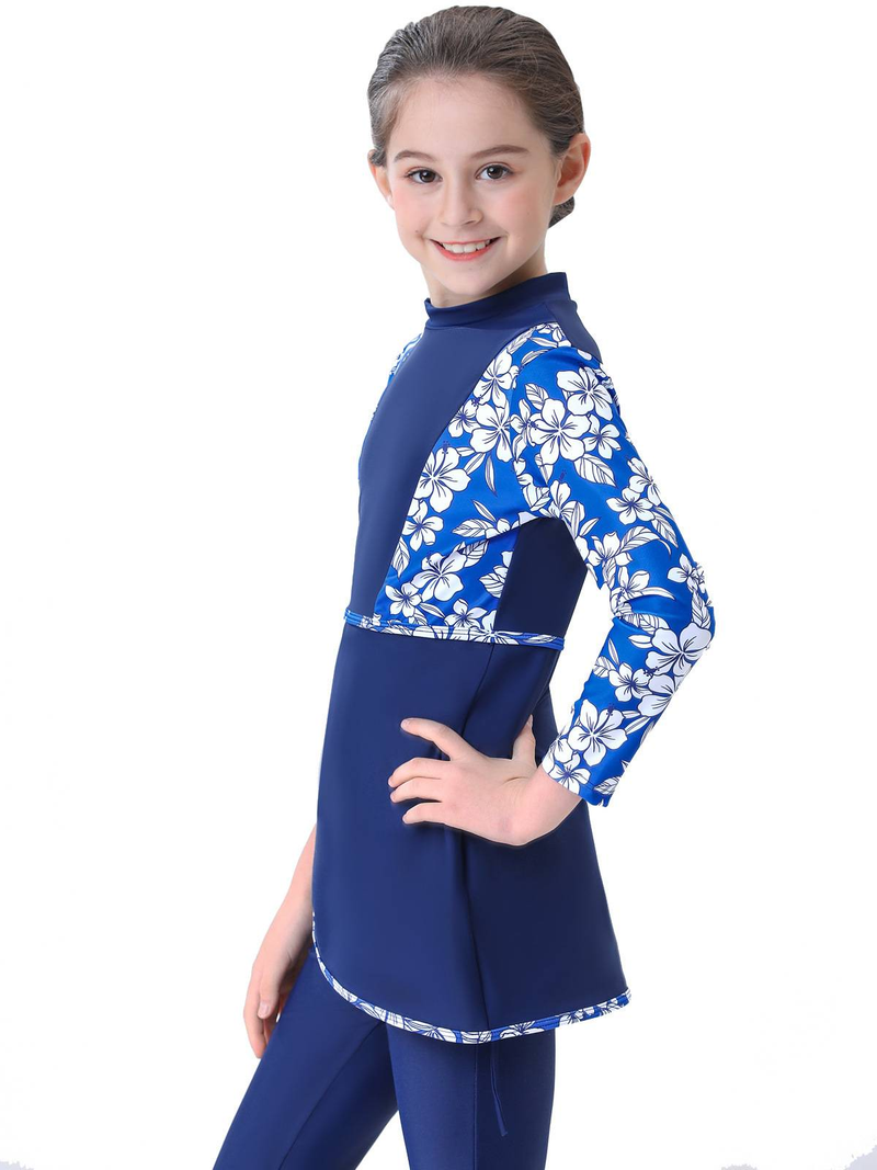 Muslim Swimwear Swimsuit Girl Conservative Swimsuit Bukini Children's Beach Swimsuit_voghion.com