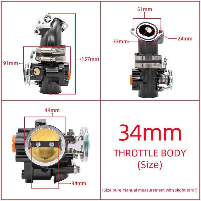 YAMAHA N-MAX N-MAX155 NMAX155 V1 NMAX155 32mm 34mm 36mm Nmax155 N-max155 N-max V1 Motosiklet Yarış Gaz Kelebeği Gövdesi_voghion.com