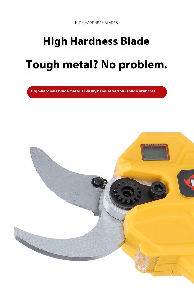 CD619 Cordless Lithium-Ion Brushless Pruning Shears - Long-Lasting Electric Garden Scissors For Trees & Shrubs, Lightweight & Ergonomic Design_voghion.com