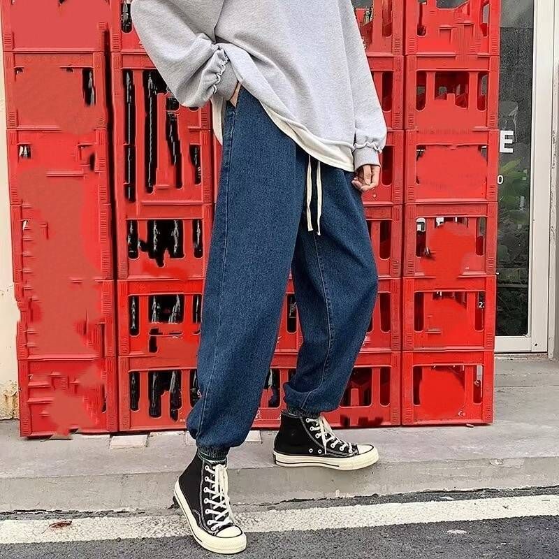 Men's Baggy Cargo Pants – Oversized Streetwear Jeans, Unisex High-Waisted Wide-Leg Trousers For Trendy & Casual Outfits_voghion.com