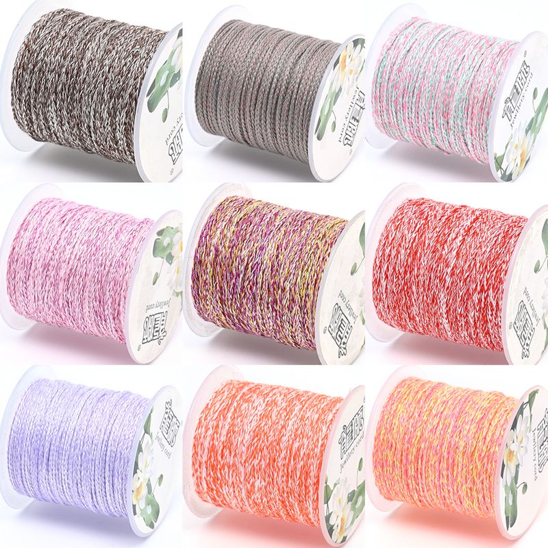 1 rulle/paket bomullspolyesterrep platt bredd: 2 mm smyckestillbehör_voghion.com