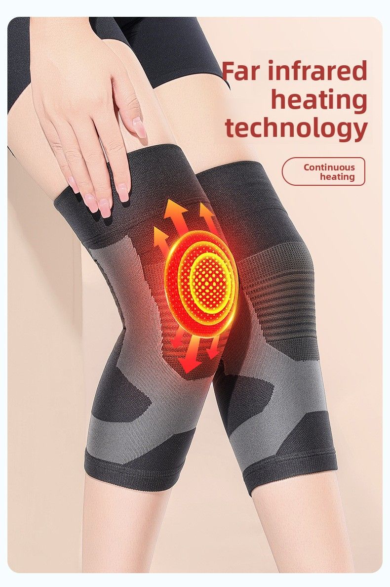 Graphene Warm Autumn Winter Air-conditioned Room Cold-proof Anti-slip Japanese Windproof Self-heating Knee Pads Old Cold_voghion.com