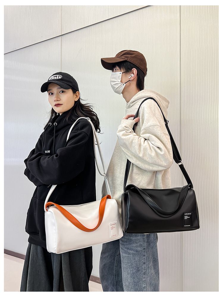 Borsa tote alla moda, borsa a tracolla sportiva, borsa a tracolla da viaggio di grande capacità_voghion.com