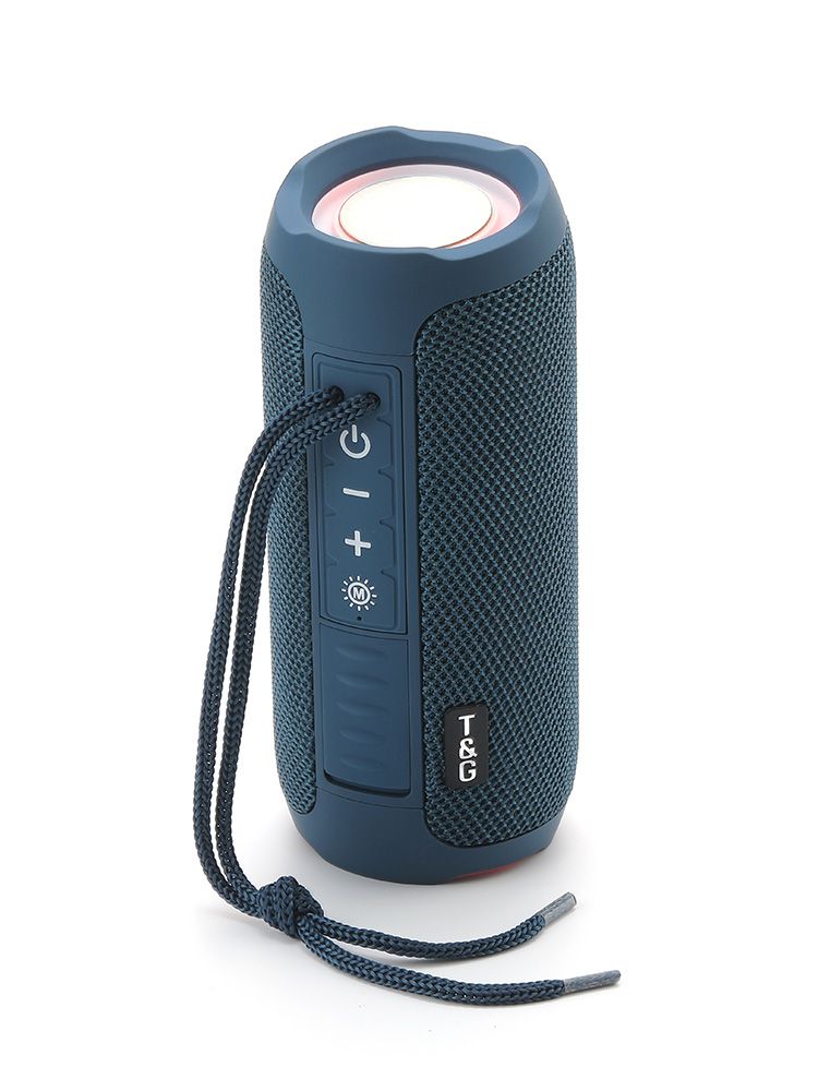 227 Waterproof With Lamp Outdoor Portable Upright Wireless Compatible Speaker Player Supports USB/ TF/ FM Radio Music_voghion.com