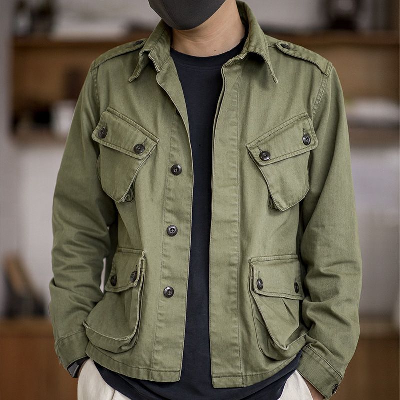CT 2025 American Style Washed Work für Herren, Herbstdesign Trendy Brand Multi-Pocket Casual Jacket_voghion.com