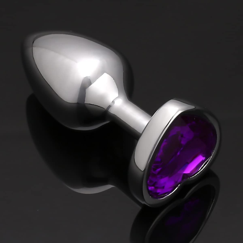 Edelstahl 2,8 CM Anal Plug Herz Metall Butt Plug Sex Spielzeug für Frauen Mann Wasserdicht Schmuck Perlen Erwachsene_voghion.com
