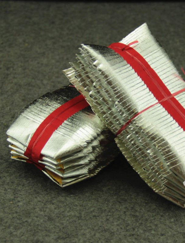 Premium Ingots Approximately 400 Pieces/Bag Purely Handmade Folded Shanghai Backside Yellow Uncoated Silver Foil Burning_voghion.com