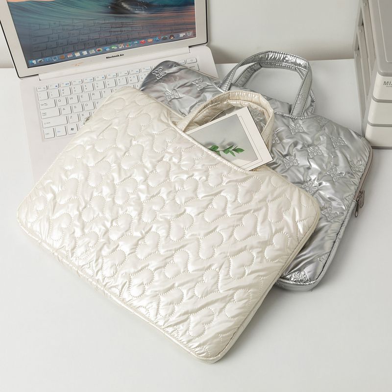 Laptop Bag Japanese And Korean Version Ins Cotton Bag New Diamond Large-capacity Notebook Handbag Ipad Liner Bag_voghion.com