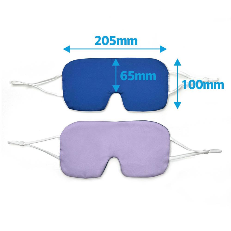 Square Hanging Ear Eye Mask Double Sided Satin Chiffon Blackout Sleep Eye Mask Men And Women Lunch Break Silk Skin Friendly Breathable_voghion.com
