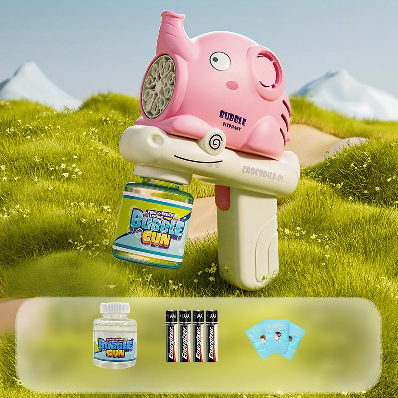 Capybara Bubble Gun - Handheld Electric Bubble Blower For Kids With Automatic Bubble Maker_voghion.com