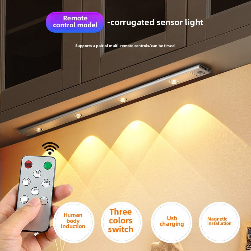 Luce con sensore di movimento Cat-Eye intelligente - Ricaricabile wireless autoadesiva per ingresso/scarpiera/portabottiglie_voghion.com