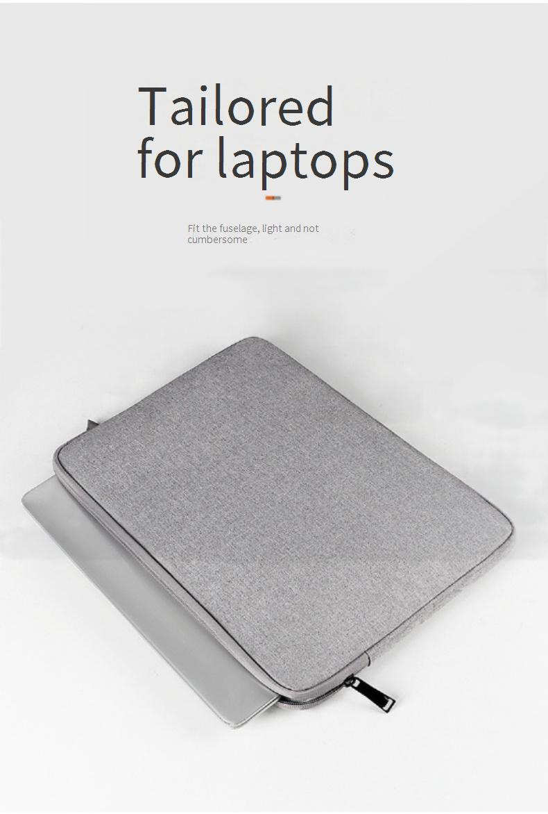 Bolso para portátil de mujer para MacBook/tableta de 14 a 15,6 pulgadas - Elegante bolso con protección acolchada (resistente al agua, con múltiples bolsillos, ligero, negro/rosa)_voghion.com