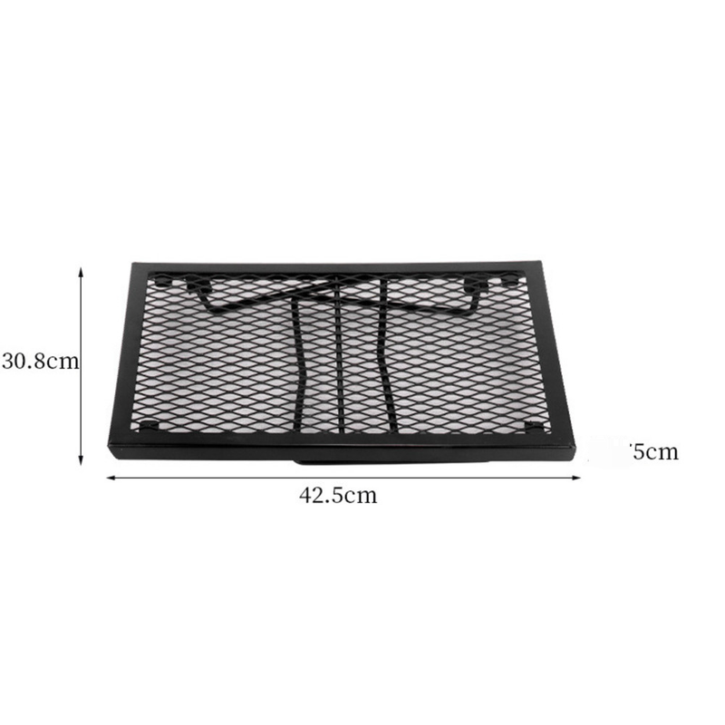 Foldable Camping Table - Portable Mesh Top Outdoor Side Table | Lightweight Aluminum Frame For Picnic/BBQ/Tent_voghion.com