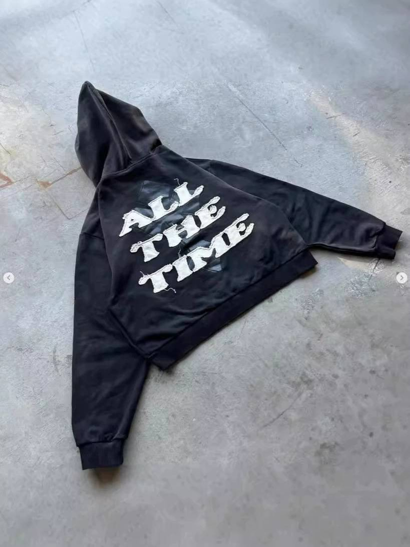 Unisex 3D Printed Hoodie With High Street Style – Oversized Zip-Up Streetwear Sweatshirt For Men & Women_voghion.com