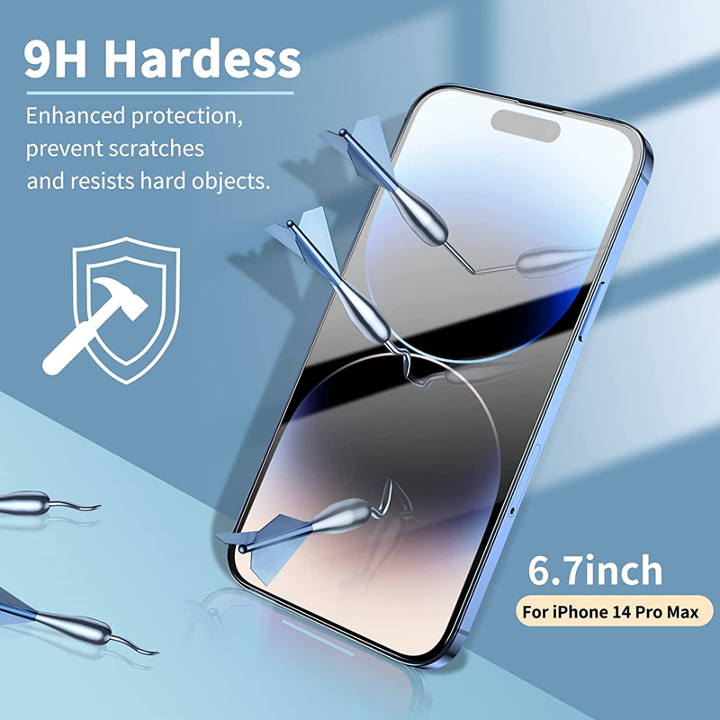 4Pcs tempered glass for iPhone 14 13 11 Pro Max screen protector for iPhone 12 Mini 13 Mini XS Max XR X 6S 7 8_voghion.com