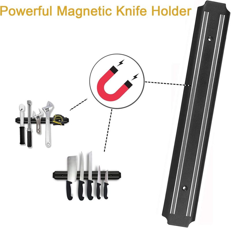 Lot de 2 bandes magnétiques pour outils de 15 po - Cuisine polyvalente_voghion.com
