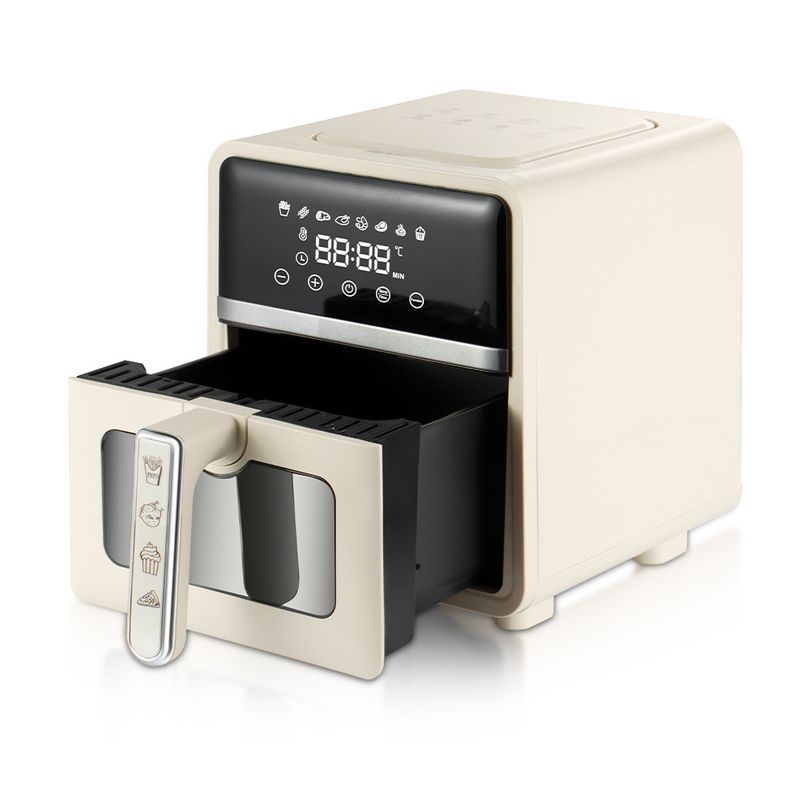 RAF European Standard 5L Air Fryer Household New Multi-functional Smart Household Visual Electric Fryer Without Oil Fume_voghion.com