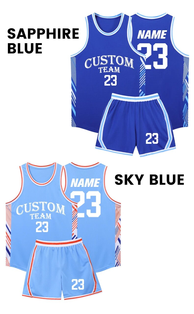 Mundury dziecięce Niestandardowe 100% siatka poliestrowa Oddychająca koszulka chłopięca Szybkoschnące koszulki do koszykówki 2302_voghion.com