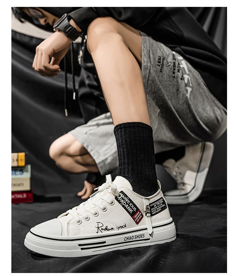 Canvas für Herren, atmungsaktive, vielseitige klassische Sommer-Sneaker für Studenten, sportliche Freizeitschuhe, leichte Schuhe mit weicher Sohle_voghion.com