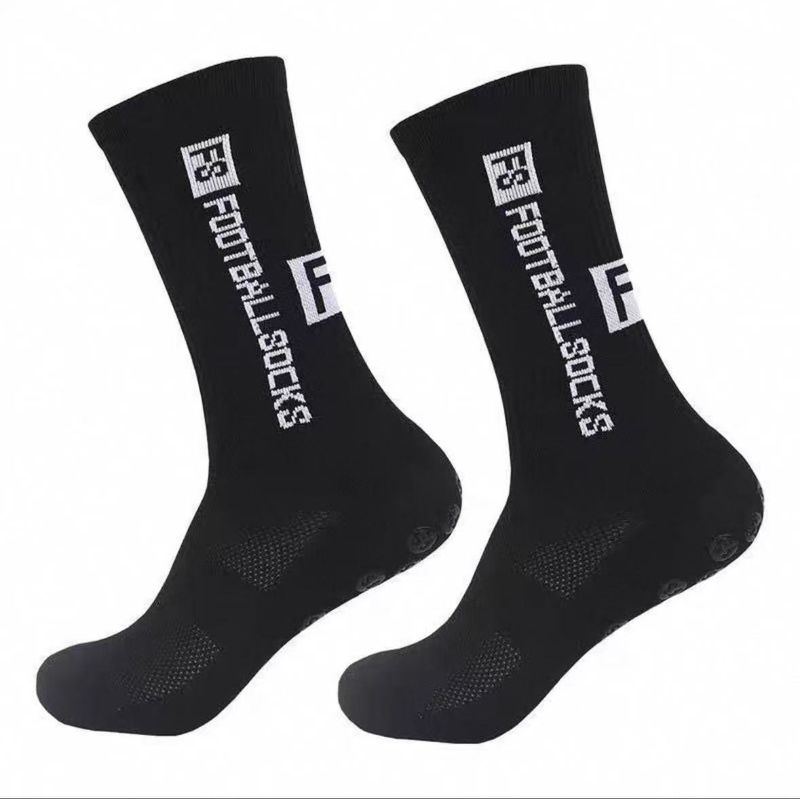 Chaussettes de sport antidérapantes SP – Chaussettes de football, de course à pied et de randonnée avec picots antidérapants et semelle éponge respirante (blanc/noir/rouge/autres couleurs)_voghion.com