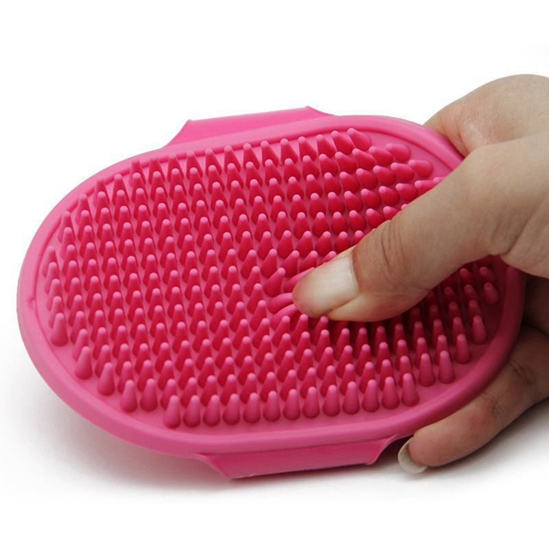 Huisdierreinigingsborstel Hond Katten Bad Zacht Rubber Siliconen Massage Handschoenen Kam Haarverwijderaar Wassen Verzorging Schoonmaken Wasbenodigdheden_voghion.com