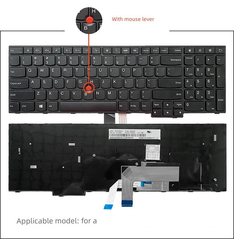 Applicable To Lenovo ThinkPad E450 E455 E4470c E475 E550 W450 E460 Keyboard E465_voghion.com