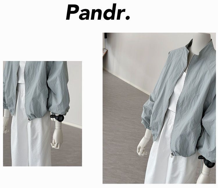 Damenbekleidung Sonnenschutzkleidung Dünne, beliebte Damenjacke Freizeitjacke Frühling und Sommer Outdoor-Freizeit All-Match-Sport-Clip_voghion.com