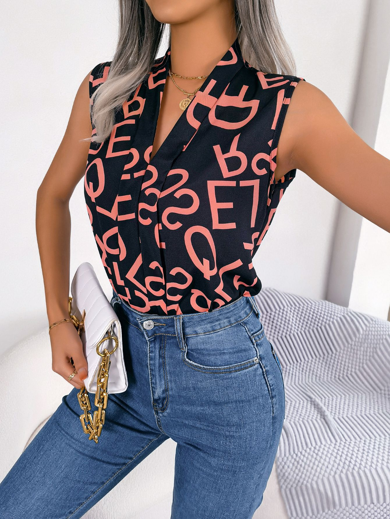 Tops voor dames Trendy grafische workout-tops Oversized Y2K-tops met korte mouwen Chiffon zomerblouses Boho-shirts Formele tuniek_voghion.com