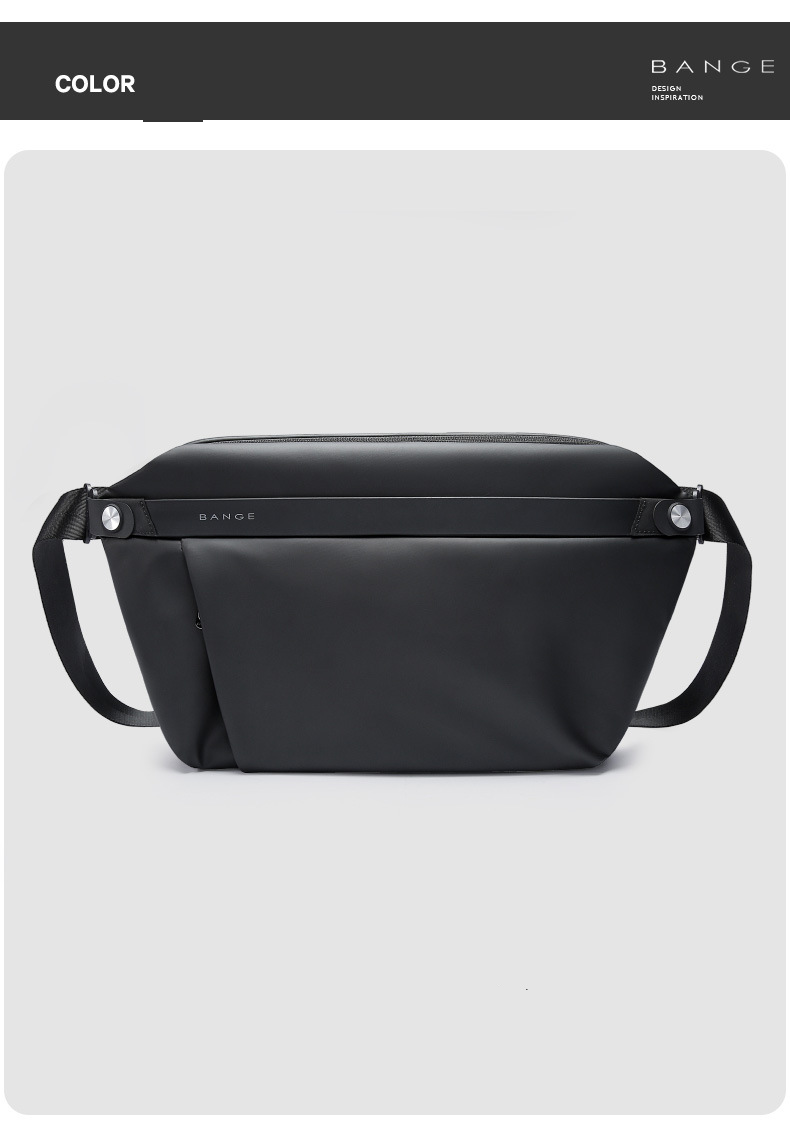 Borsa a tracolla da uomo BANGE, borsa a tracolla casual da lavoro, grande capacità, piccola borsa da uomo_voghion.com