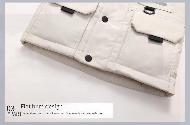 Kids Puffer Set – Hooded Jacket & Snap-Crotch Pants (80-110cm, 6 Colors)_voghion.com