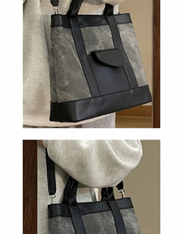 Small group tie dye commuting for autumn and winter, women's 2024 new single shoulder handbag, large capacity tote_voghion.com
