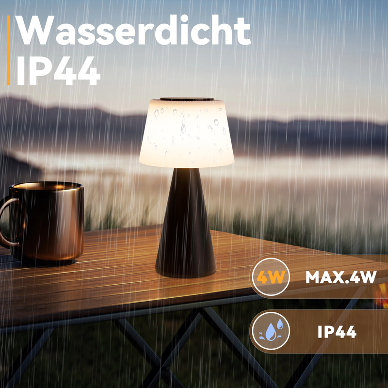 Glitzerlife Tischlampe Akku Nachttischlampe LED - Modern 3600mhA Kabellos Tischleuchte Touch Dimmbar Lampe Mit USB Aufladbar Weiß Batterie Tischlampen_voghion.com